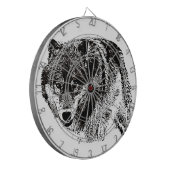 Wild Wolf Dartbord (Voorkant Links)