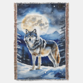 Wild Wolf Deken