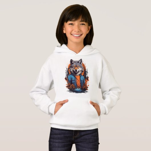 wild wolf dier (Voorkant volledig)