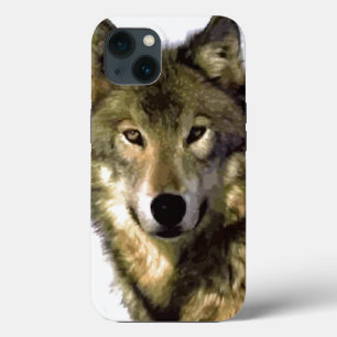 Wild Wolf Eyes iPhone 13 Hoesje