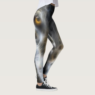 Wild Wolf Eyes Decor op Leggings