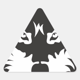 Wild Wolf Face Silhouet Sticker