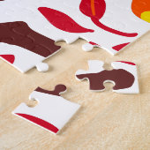 Wild Wolf Fox Autumn Fall Colors Animal Wildlife Legpuzzel (Zijkant)