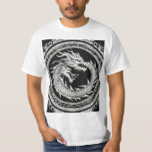 Wild Wolf Graphic Dragon t-shirt (Voorkant)
