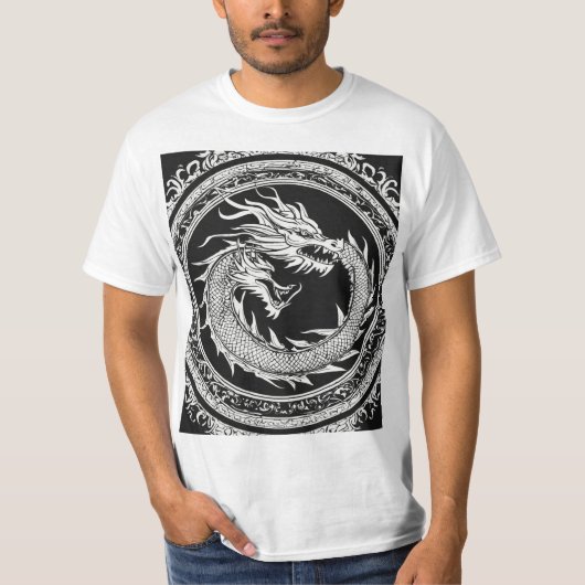 Wild Wolf Graphic Dragon t-shirt (Voorkant)