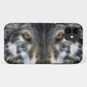 Wild Wolf Inspirerend Portret Case-Mate iPhone Case (Achterkant (horizontaal))