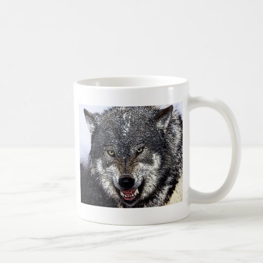 Wild Wolf Koffiemok (Rechts)