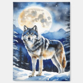 Wild Wolf Magneet (Voorkant)