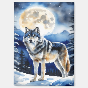 Wild Wolf Magneet