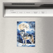 Wild Wolf Magneet (Insitu (Vaatwasser))