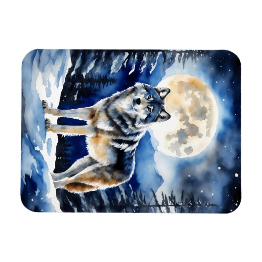 Wild Wolf Magneet (Horizontaal)