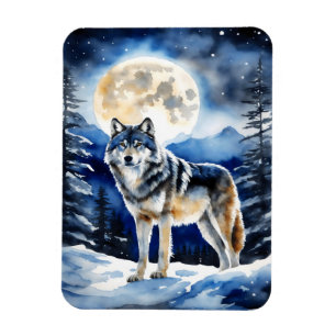 Wild Wolf Magneet