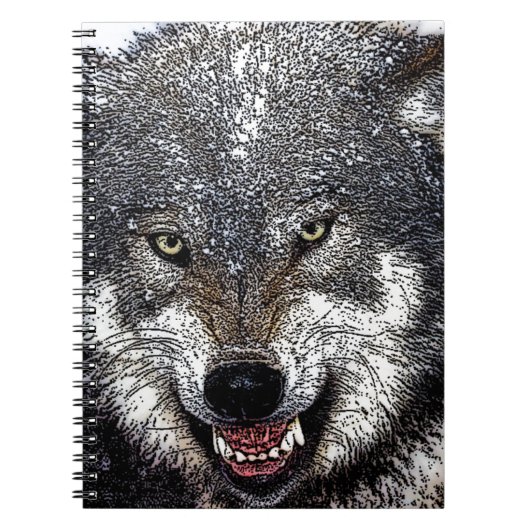 Wild Wolf Notitieboek (Voorkant)