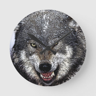 Wild Wolf Ronde Klok