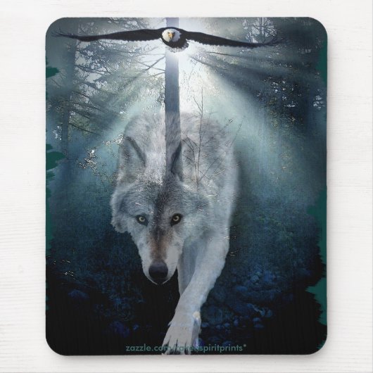 WILD WOLF Series III Mousepad Muismat (Voorkant)