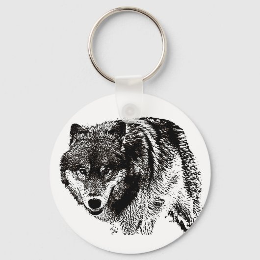 Wild Wolf Sleutelhanger (Voorkant)