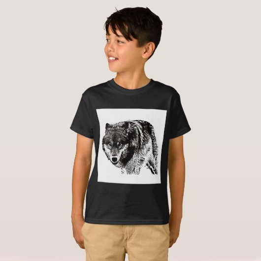 Wild Wolf T-shirt (Voorkant volledig)