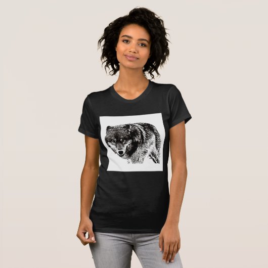 Wild Wolf T-shirt (Voorkant volledig)