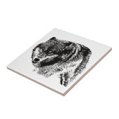 Wild Wolf Tegeltje (Zijkant)