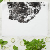 Wild Wolf Theedoek (Gevouwen)