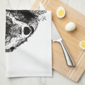 Wild Wolf Theedoek (Quarter Fold)