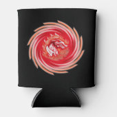 Wild Wolf Whirling Black koelbox Blikjeskoeler (Voorkant)
