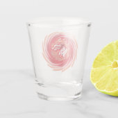 Wild Wolf Whirling-glasscherfglas Shot Glas (Achterkant)