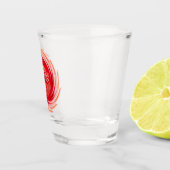 Wild Wolf Whirling-glasscherfglas Shot Glas (Rechts)