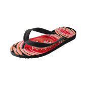 Wild Wolf Whirling peuter zwart teenslippers (Schuin)
