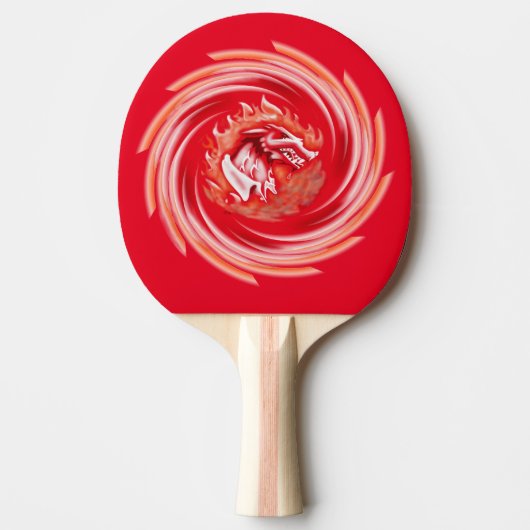 Wild Wolf Whirling ping pong paddle Tafeltennisbatje (Voorkant)