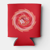 Wild Wolf Whirling Red koelbox Blikjeskoeler (Voorkant)