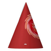 Wild Wolf Whirling rode partij petten Feesthoedjes (Links)