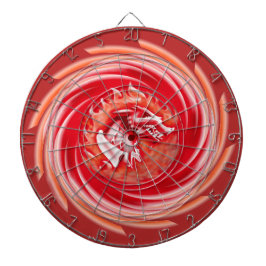 Wild Wolf Whirling rood dartboard Dartbord