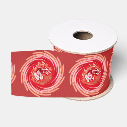 Wild Wolf Whirling rood lint spoel (Spoel)