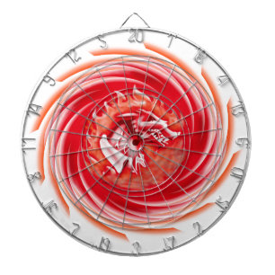 Wild Wolf Whirling wit dartboard Dartbord