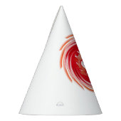 Wild Wolf Whirling witte partij petten Feesthoedjes (Links)