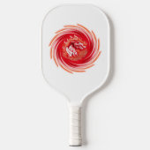 Wild Wolf Whirling witte pickleball peddel Pickleball Paddle (Voorkant)