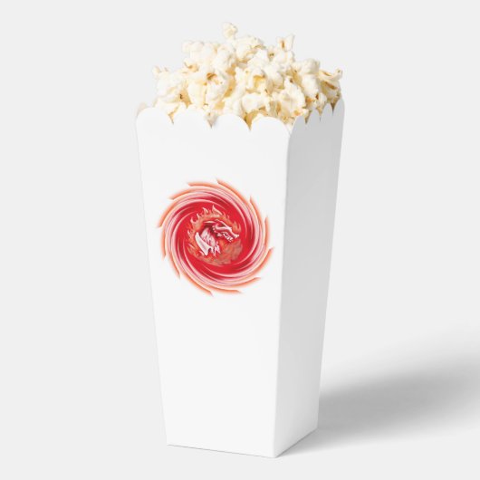 Wild Wolf Whirling witte popcorn dozen Bedankdoosjes (Popped)
