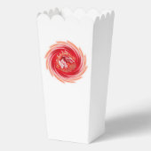 Wild Wolf Whirling witte popcorn dozen Bedankdoosjes (Voorkant)