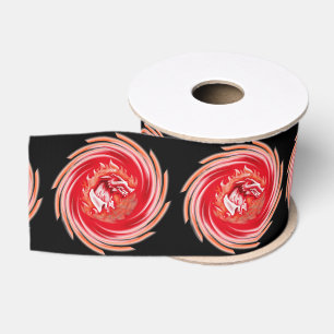 Wild Wolf Whirling zwart lint spoel