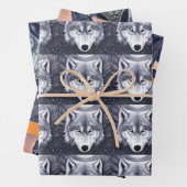 Wild Wolf Wrapping Sheets Inpakpapier Vel (In situ)