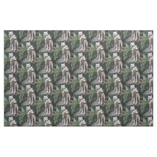 Wild Wolves Fabric Stof