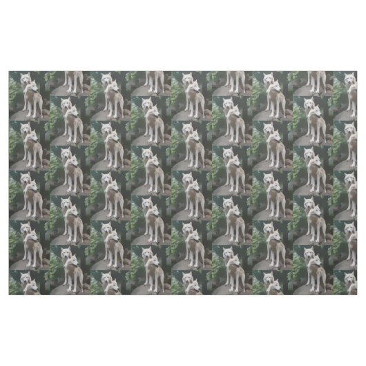 Wild Wolves Fabric Stof (Fat Quarter)