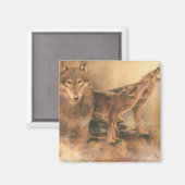 Wild Wolves Magnet (Voorkant / Achterkant)
