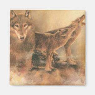 Wild Wolves Magnet