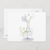 Wild Woman Briefkaart (Voorkant / Achterkant)