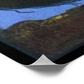 Wild Woman Rides the Zebra Poster (Hoek)