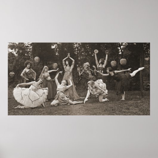 Wild Women Dance 1924 Poster (Voorkant)