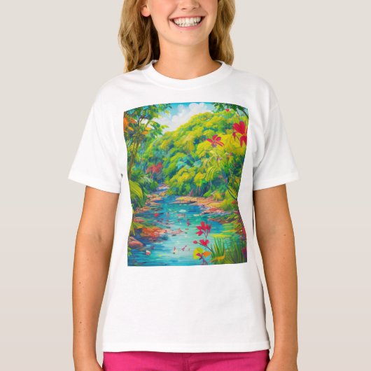 Wild Wonder - Oerwoud Paradise T-shirt (Voorkant)