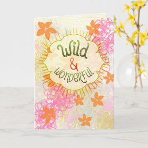 Wild & Wonderful – Handletteren met een vleugje fa Kaart